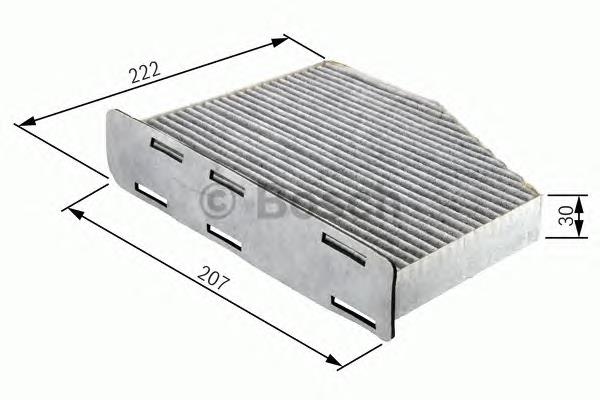 Filtro de habitáculo 1987432365 Bosch