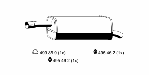 313193 Ernst silenciador posterior