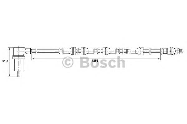 0265006154 Bosch sensor abs trasero izquierdo