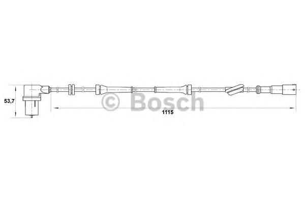 0265006163 Bosch sensor abs delantero izquierdo