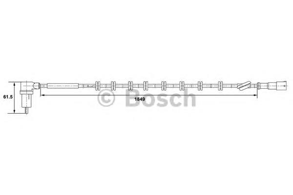 0265006170 Bosch sensor abs trasero izquierdo