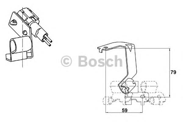 Sensor ABS delantero derecho ABS174 Japan Parts