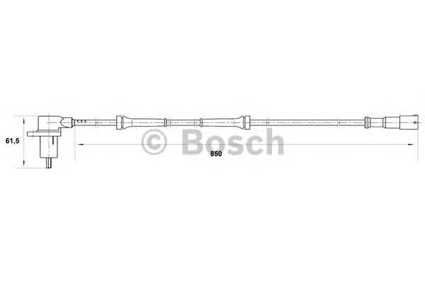 0265006364 Bosch sensor abs trasero izquierdo