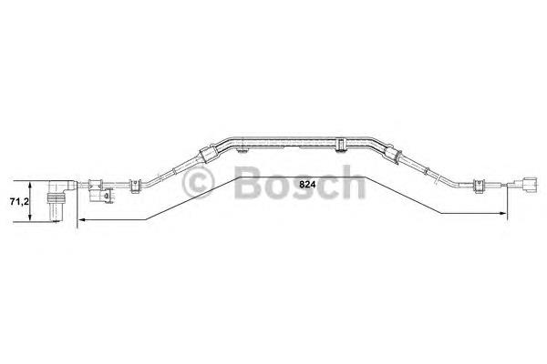 Sensor ABS trasero izquierdo 4790170J00 Nissan