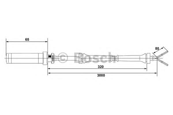 0265004008 Bosch Sensor de rueda abs