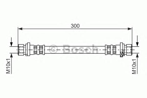 Tubo flexible de frenos trasero derecho 1987476583 Bosch