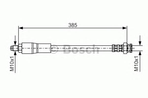 Latiguillo de freno delantero 1987476461 Bosch