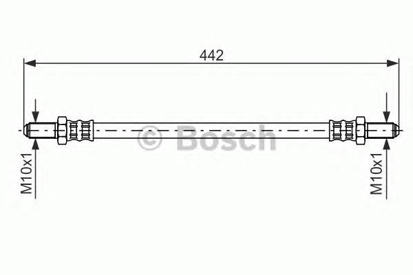 1987476469 Bosch latiguillo de freno delantero