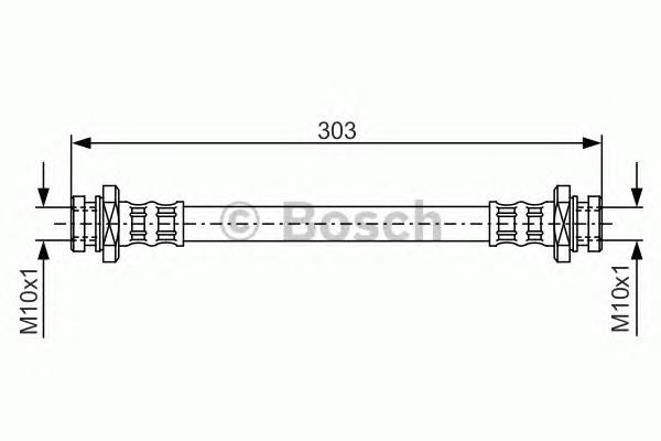 1987476436 Bosch latiguillo de freno trasero