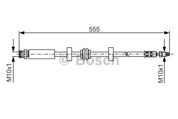 Latiguillo de freno delantero 1987476793 Bosch