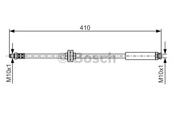 Tubo flexible de frenos trasero 1987476642 Bosch