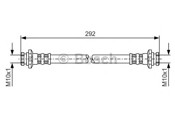 1987476657 Bosch latiguillo de freno delantero