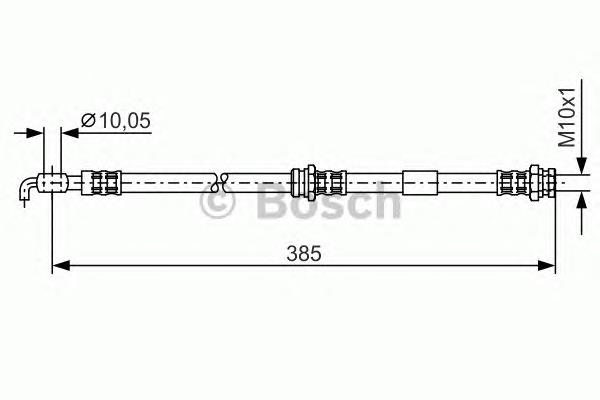 Latiguillos de freno delantero 1987476110 Bosch