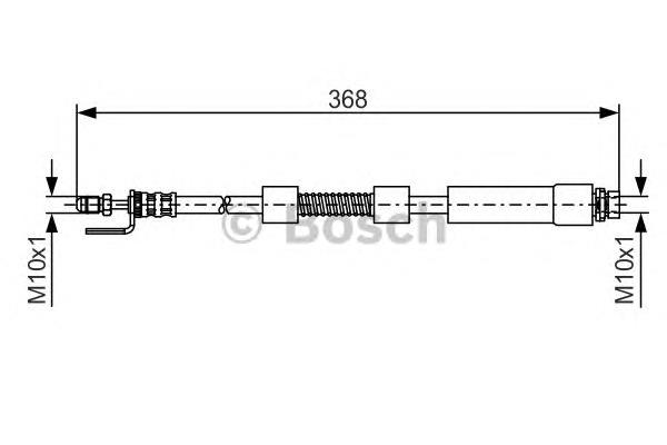 Tubo flexible de frenos delantero Bosch 1987476059