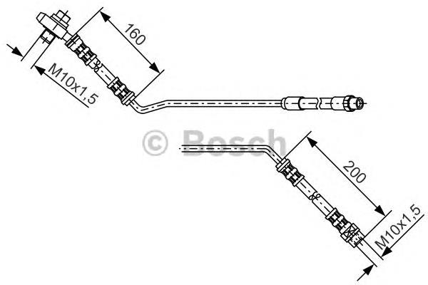 Comprar 1987476055 Bosch Latiguillos de freno trasero derecho