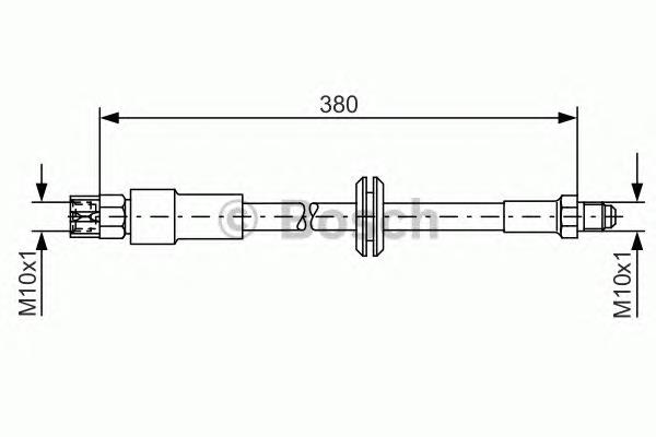 Latiguillo de freno delantero 1987476140 Bosch