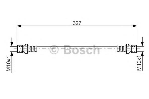 Latiguillo de freno delantero 1987476017 Bosch