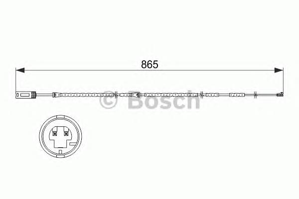 1987473519 Bosch contacto de aviso, desgaste de los frenos