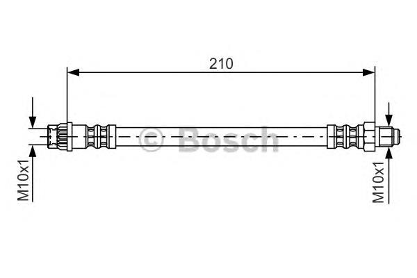 1987476425 Bosch latiguillo de freno trasero