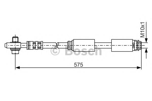 Latiguillo de freno delantero 1987476172 Bosch