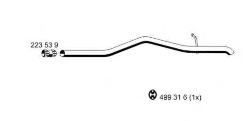 Silenciador trasero Polmostrow 08033 precio, desde 11,62 EUR