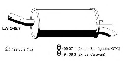 054201 Ernst silenciador posterior