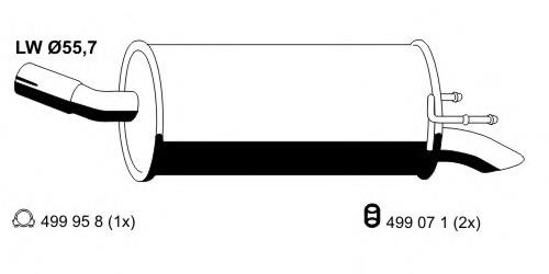 056045 Ernst silenciador posterior