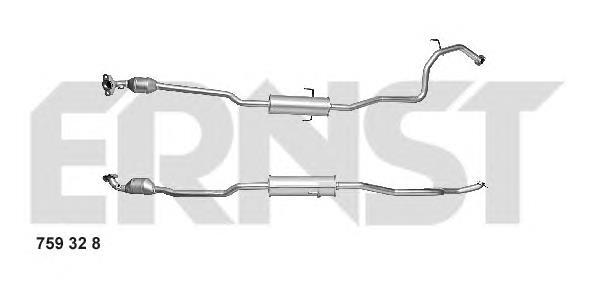 Silenciador delantero 540019 Asso