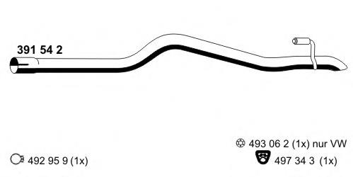 Comprar 2E0253681L VAG Silenciador trasero
