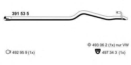 A9064900221 Mercedes Silenciador trasero