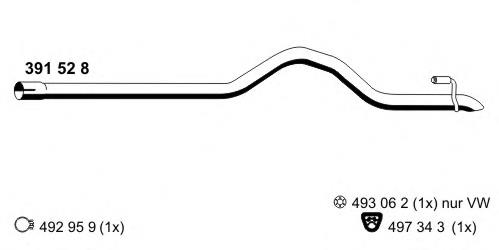 Silenciador trasero Mercedes 9064900121 precio, desde 57,73 EUR