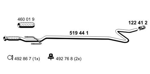 Comprar BM50481 BM Catalysts Silenciador central
