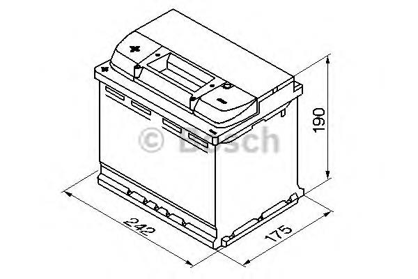 Batería de arranque 0092S50060 Bosch