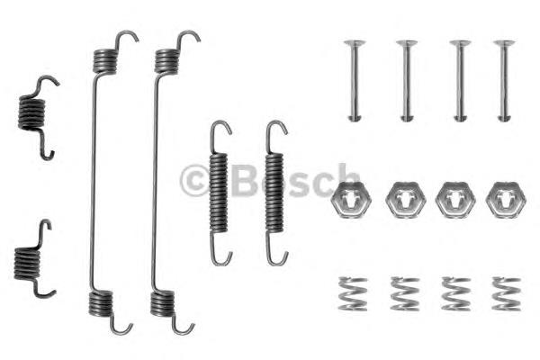 1987475101 Bosch kit de montaje, zapatas de freno traseras