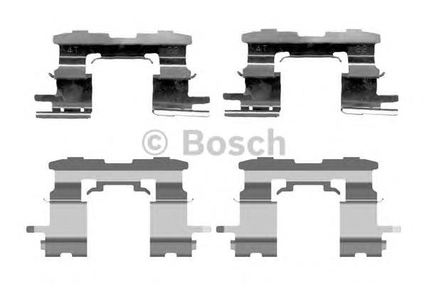 1987474407 Bosch conjunto de muelles almohadilla discos delanteros