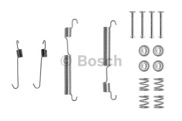 1987475296 Bosch kit de montaje, zapatas de freno traseras