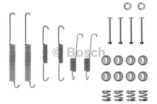 1987475157 Bosch kit de montaje, zapatas de freno traseras