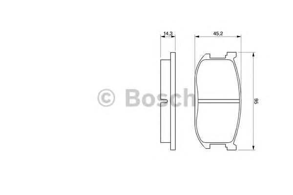 0986467602 Bosch pastillas de freno delanteras