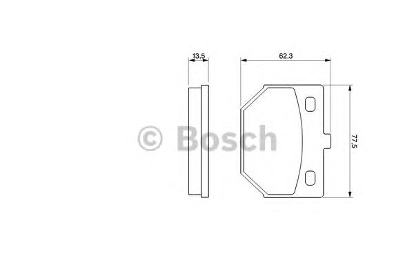 0986424423 Bosch pastillas de freno delanteras