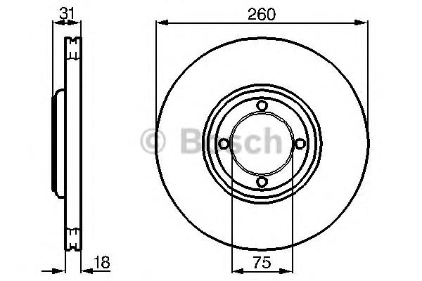 Comprar Freno de disco delantero 323 III BF
