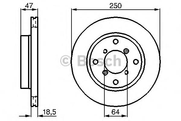 0986478540 Bosch Discos
