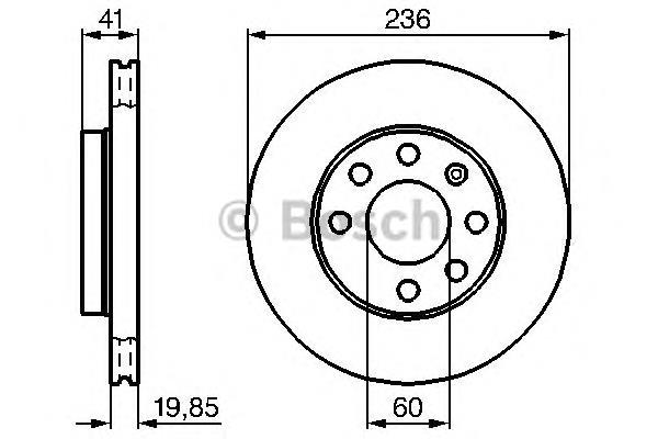 Disco de freno DIW10C Japan Parts