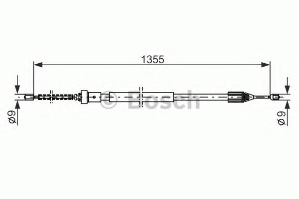 Comprar 350233 Linex Cable de freno de mano trasero izquierdo