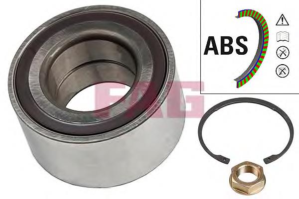 Cojinete de rueda delantero 713640540 FAG