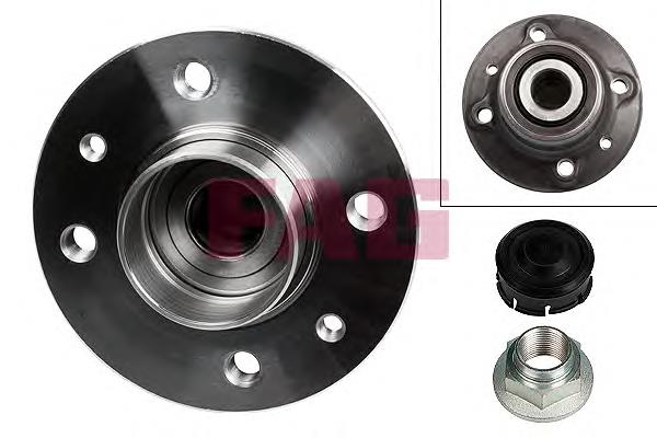 Cubo de rueda trasero 7701206353 Renault (RVI)