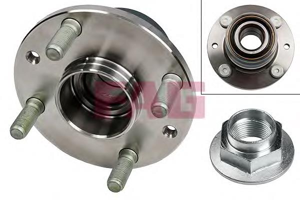 Cubo de rueda trasero Mazda 626 3 GD