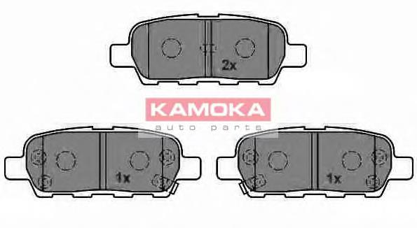 JQ1013386 Kamoka Pastillas freno traseras