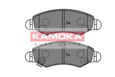 JQ1012846 Kamoka pastillas de freno delanteras
