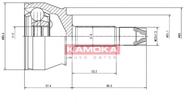 7136 Kamoka Junta homocinética
