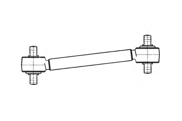 Palanca De Soporte Suspension Trasera Longitudinal Inferior Izquierda/Derecha 510214 Diesel Technic